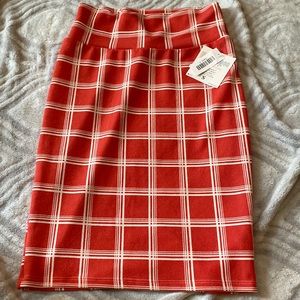 Lularoe Plaid Cassie Skirt